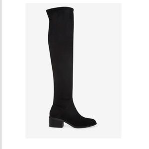 Steve Madden Black Aggie Over The Knee Boots // Worn 3 Times